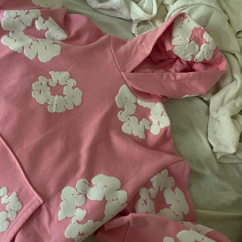 Denim Tears Hoodie Pink